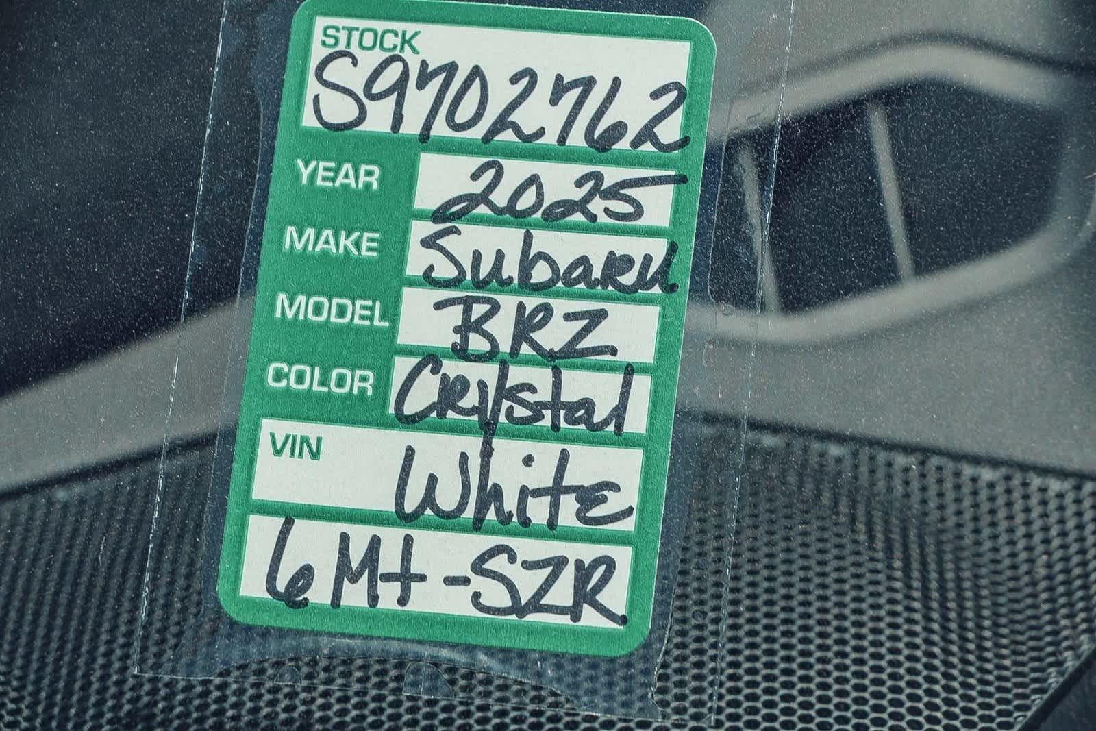 2025 Subaru BRZ tS