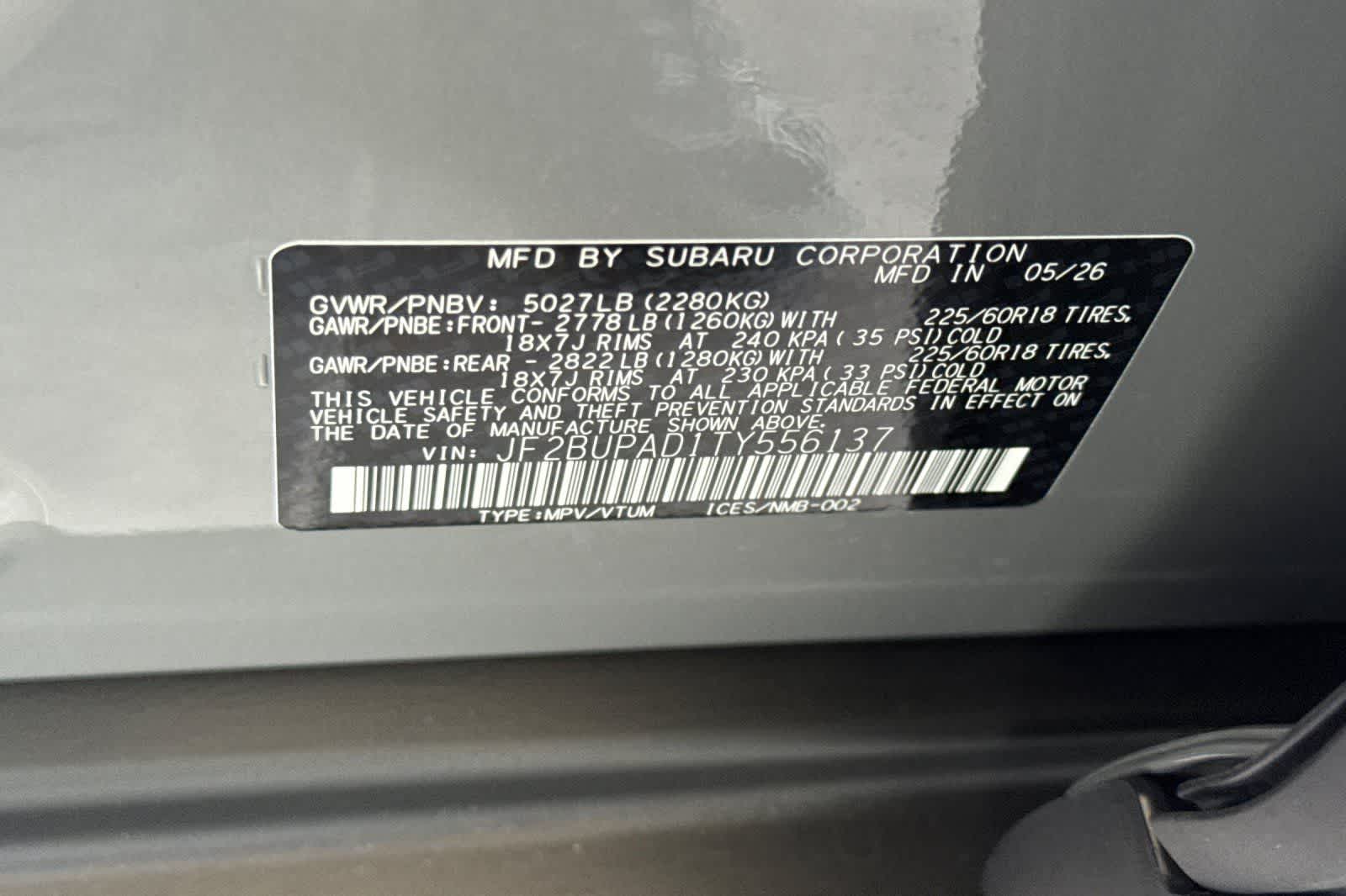 2026 Subaru Outback Premium
