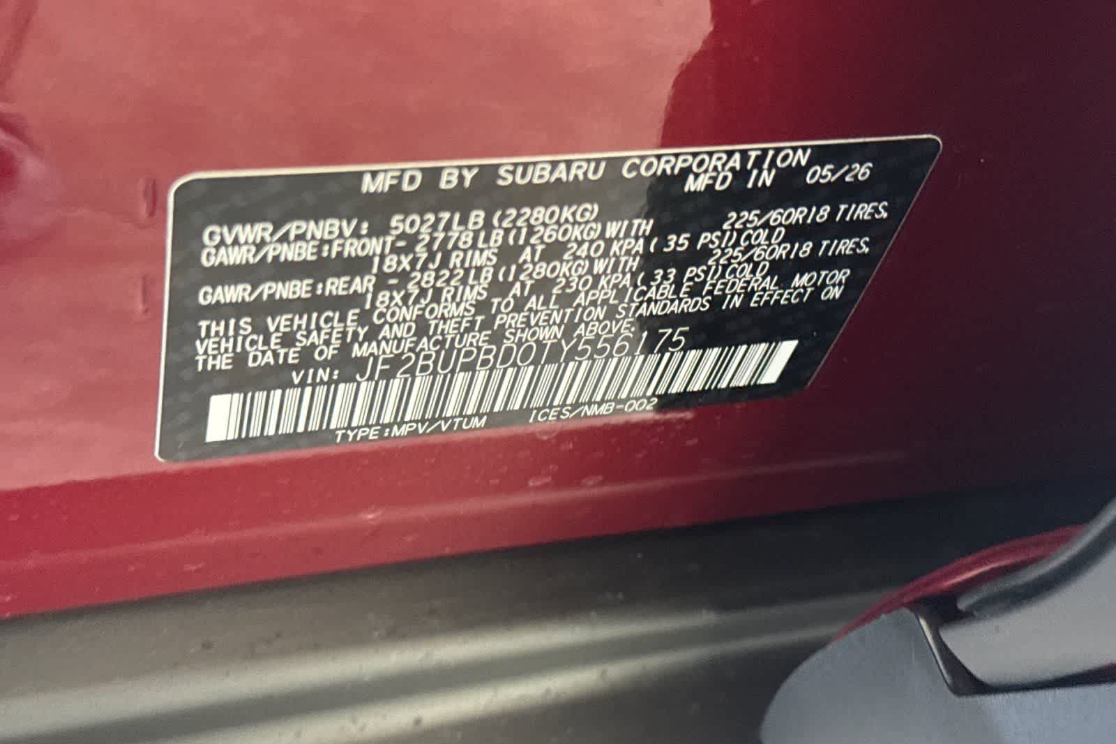 2026 Subaru Outback Premium