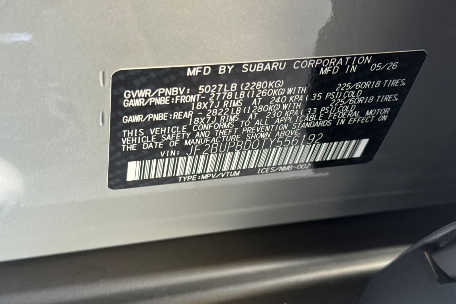 2026 Subaru Outback Premium