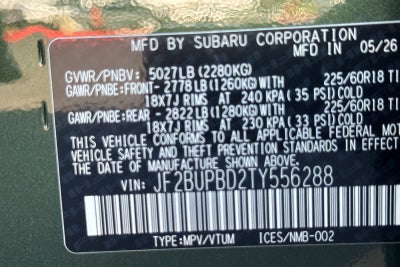 2026 Subaru Outback Premium
