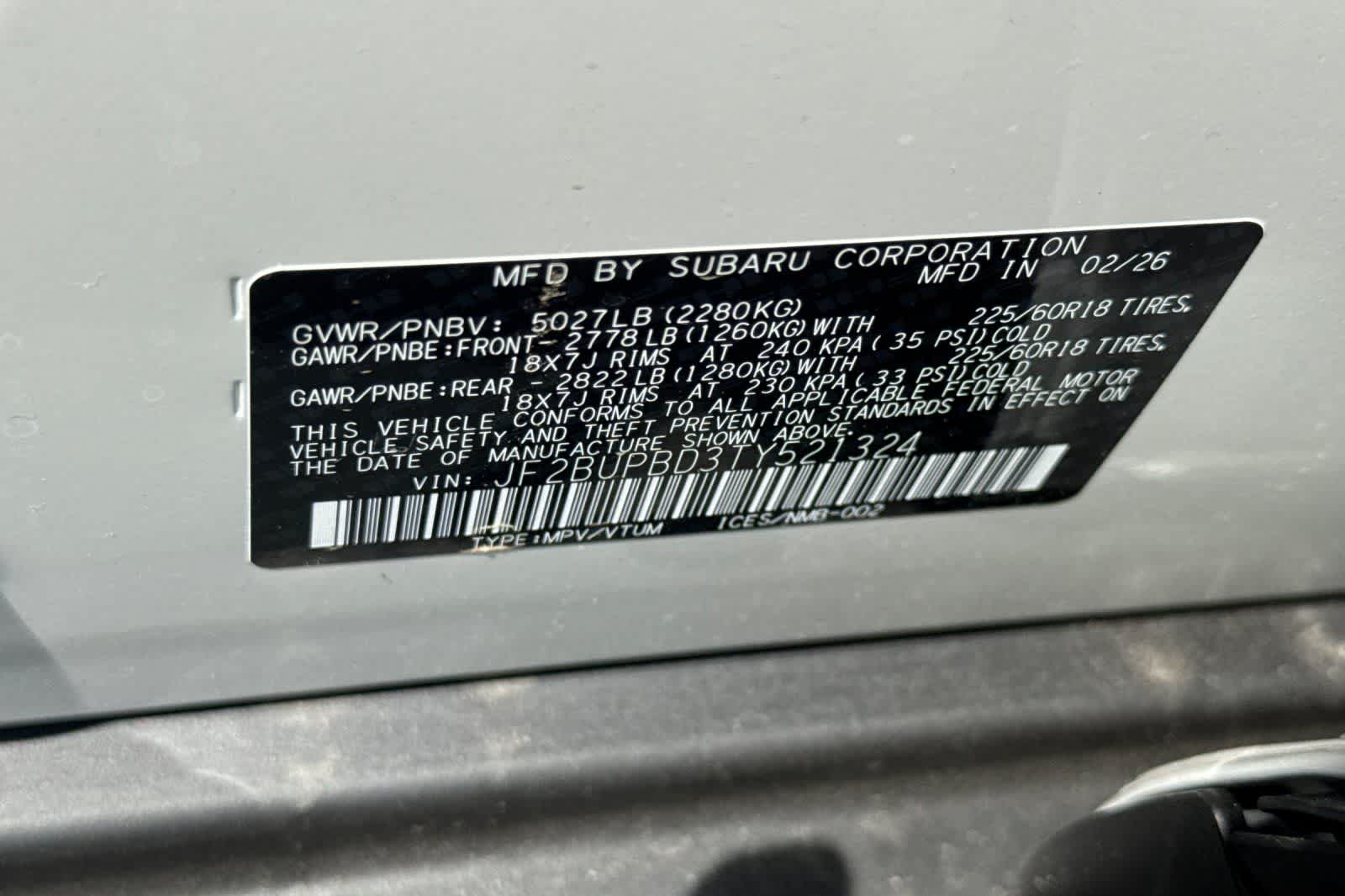 2026 Subaru Outback Premium