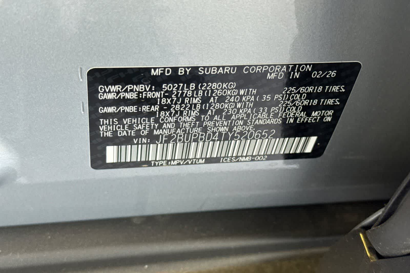 2026 Subaru Outback Premium