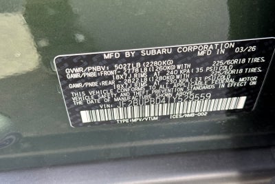 2026 Subaru Outback Premium