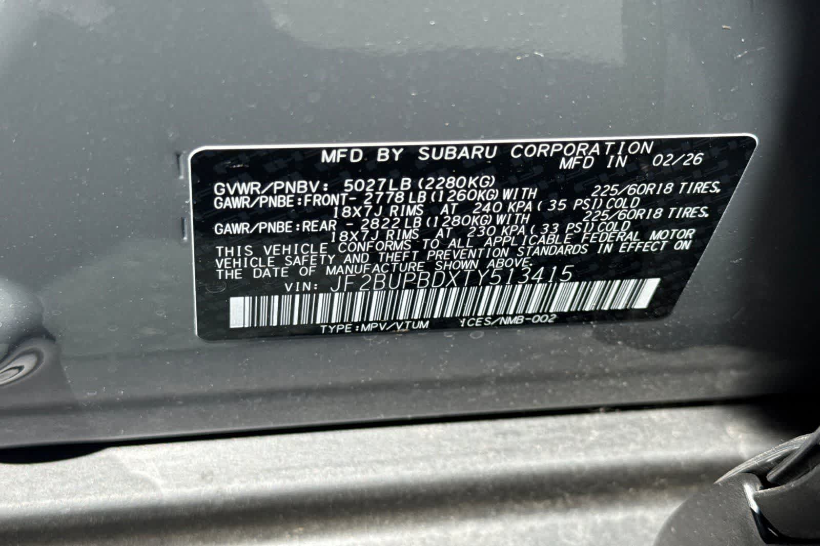 2026 Subaru Outback Premium