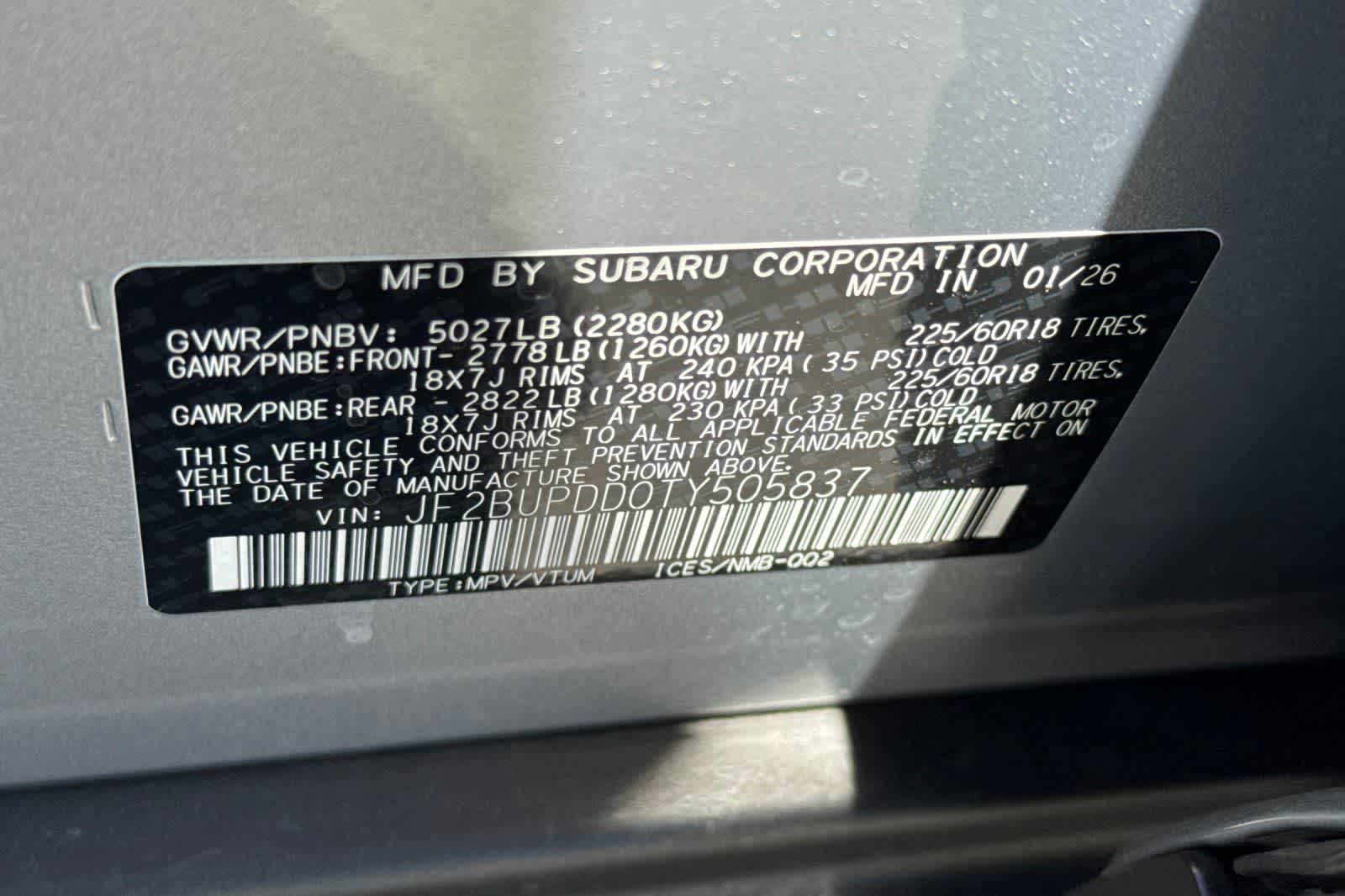 2026 Subaru Outback Limited