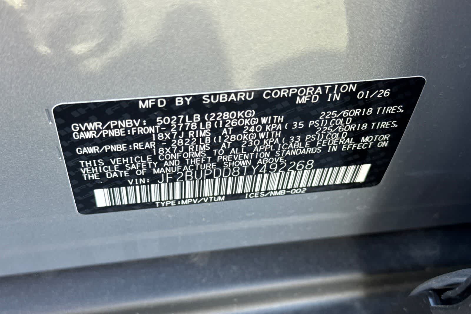 2026 Subaru Outback Limited