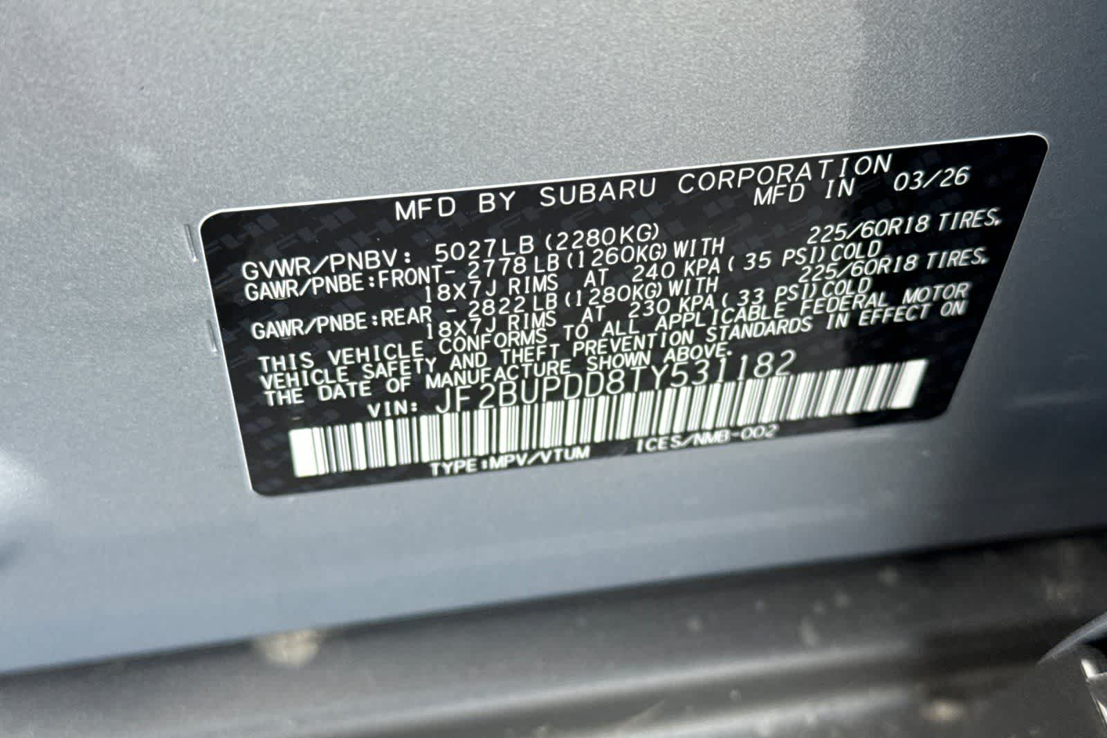 2026 Subaru Outback Limited