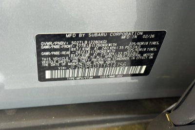2026 Subaru Outback Touring
