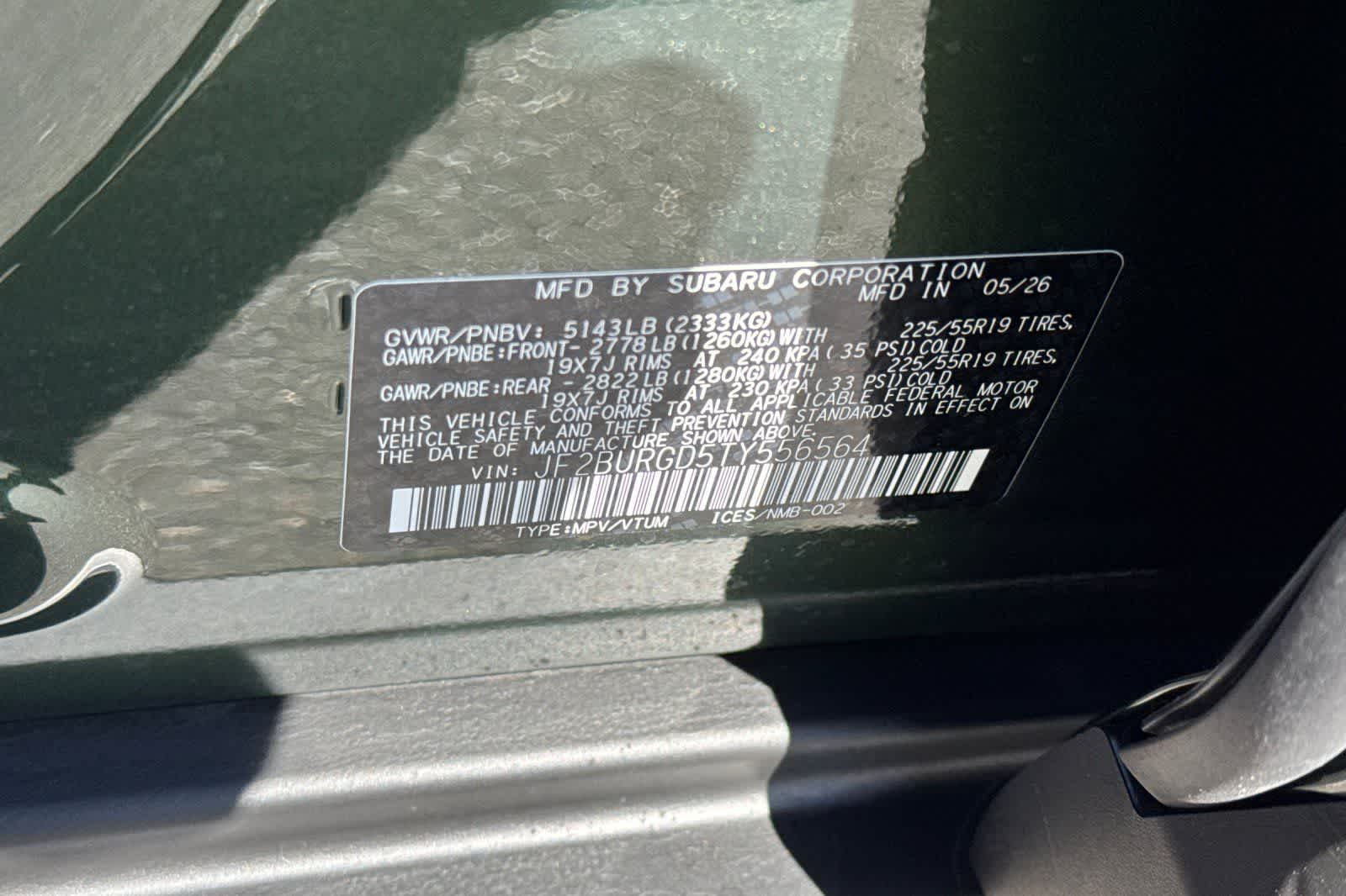 2026 Subaru Outback Limited XT