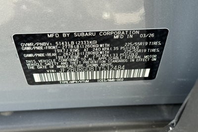 2026 Subaru Outback Limited XT