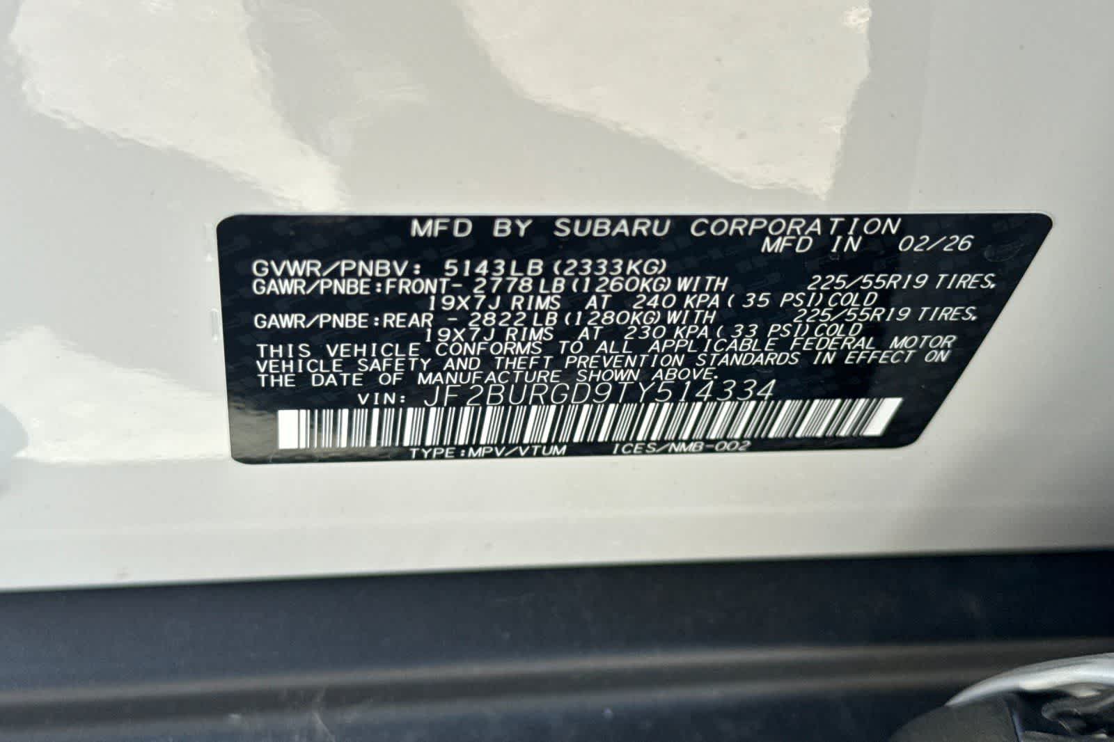 2026 Subaru Outback Limited XT