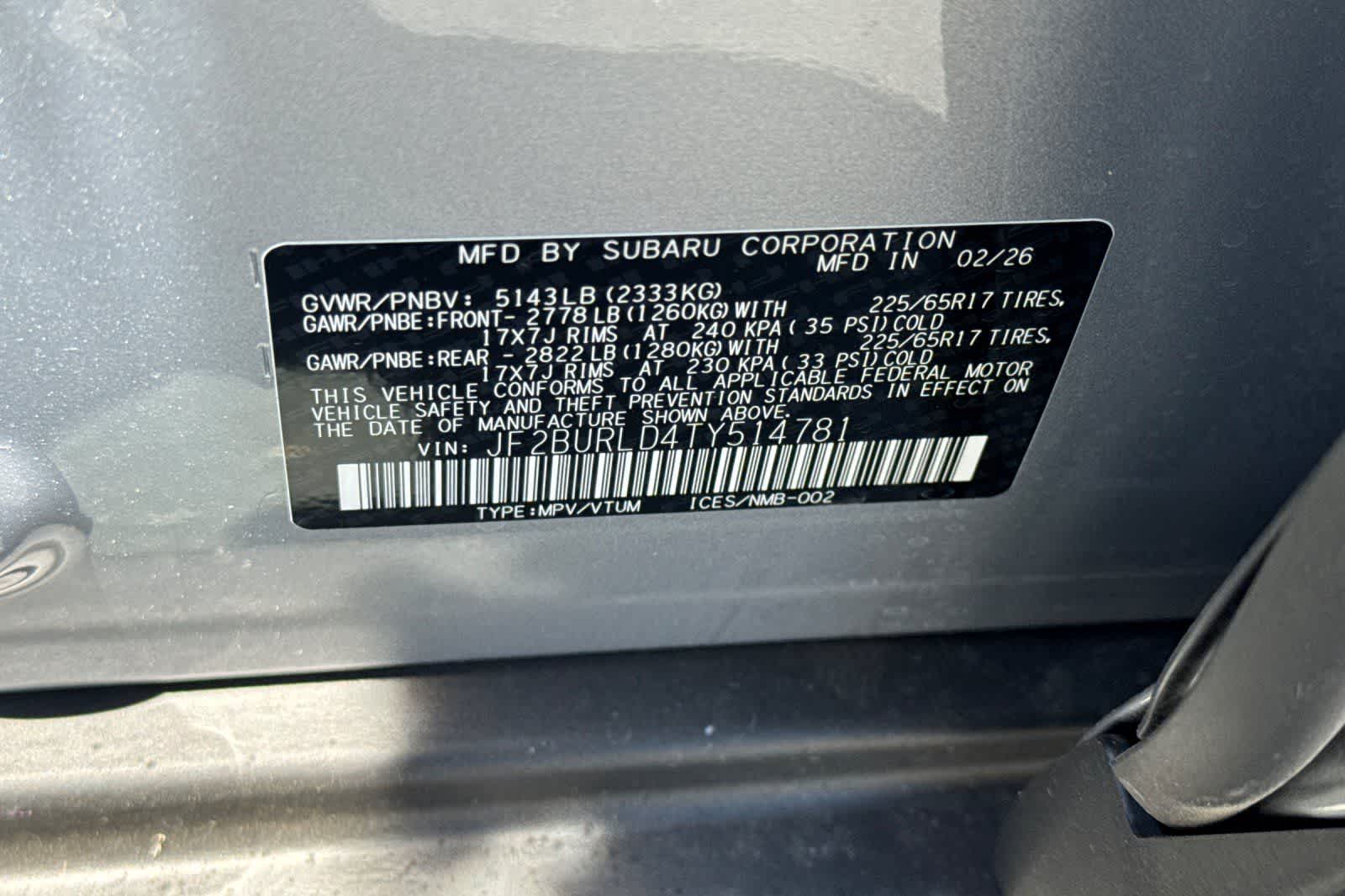 2026 Subaru Outback Wilderness