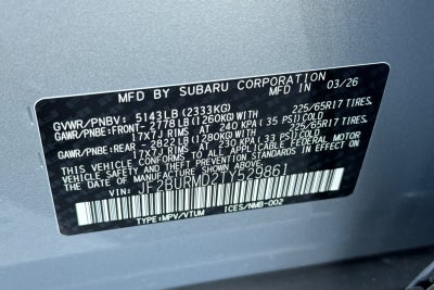 2026 Subaru Outback Wilderness