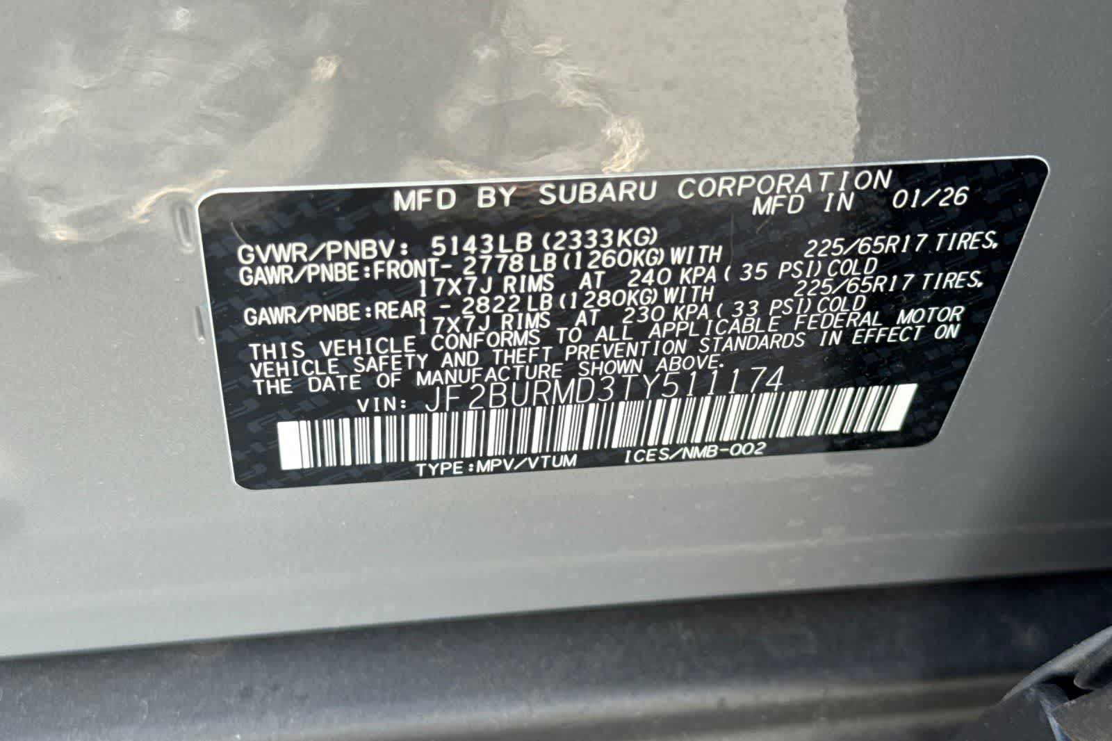 2026 Subaru Outback Wilderness