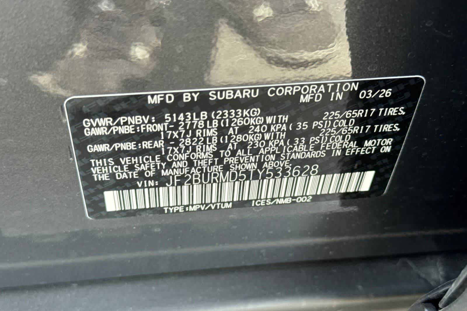 2026 Subaru Outback Wilderness