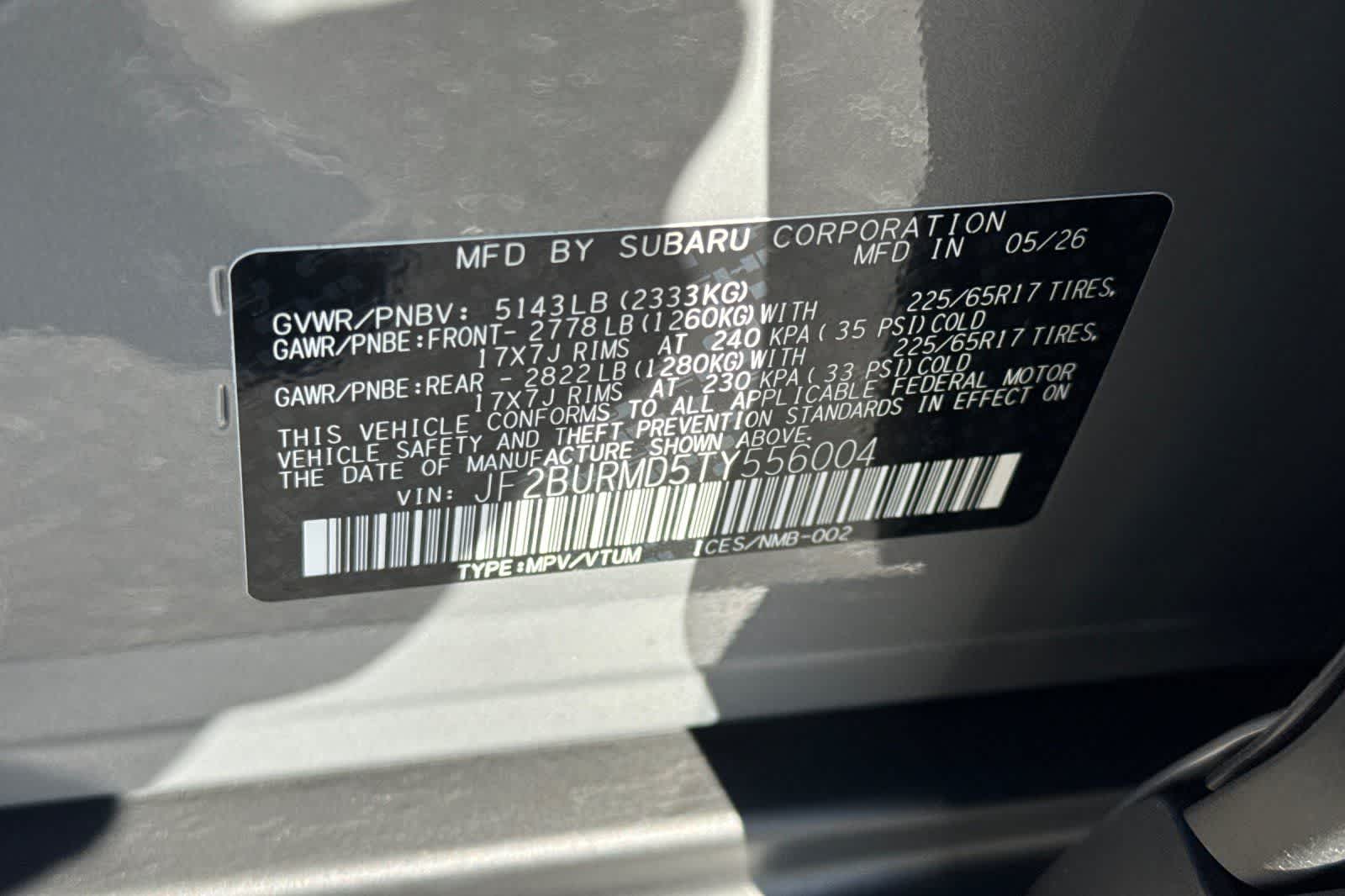 2026 Subaru Outback Wilderness