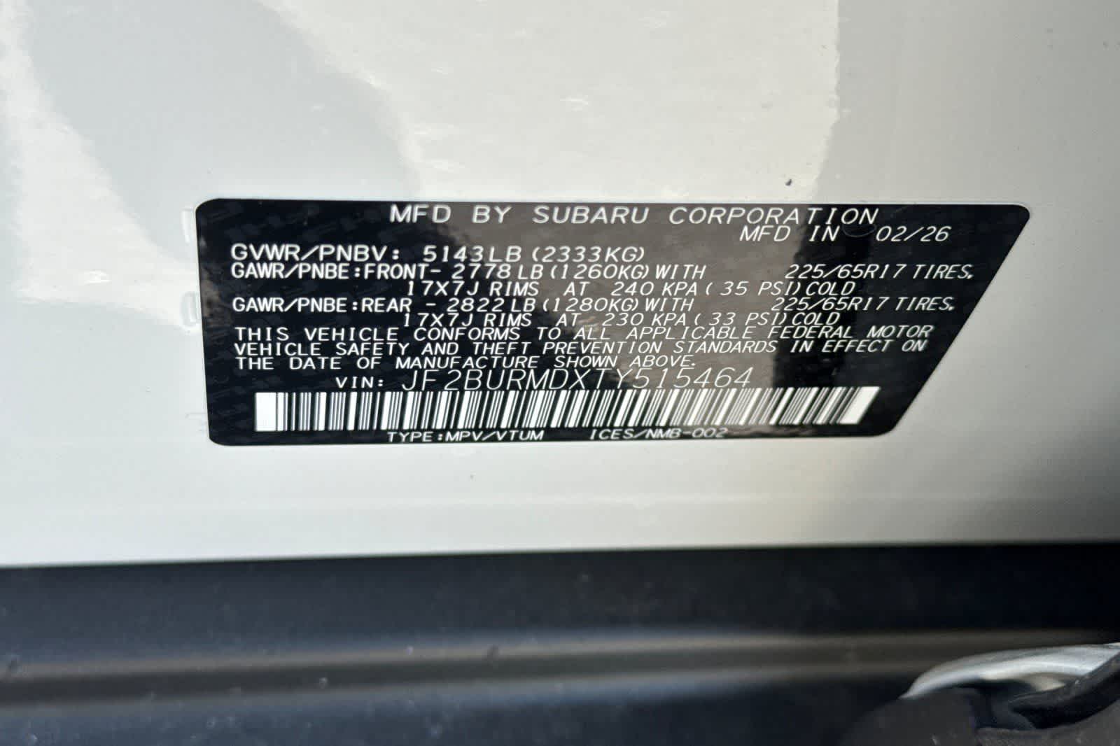 2026 Subaru Outback Wilderness