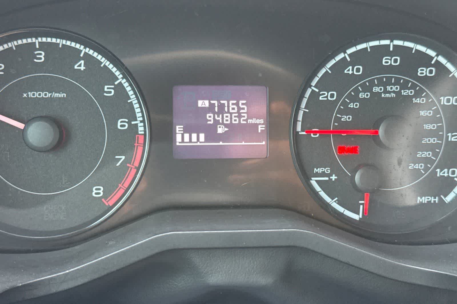 2020 Subaru Crosstrek Manual