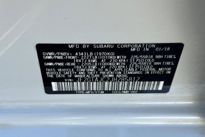 2018 Subaru Crosstrek Limited