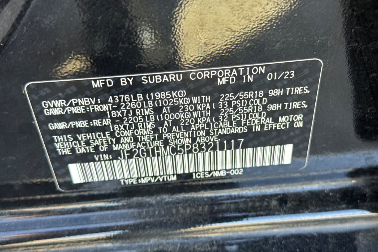 2023 Subaru Crosstrek Limited