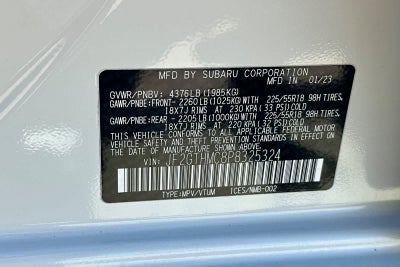 2023 Subaru Crosstrek Limited