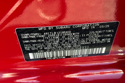 2025 Subaru Crosstrek AWD