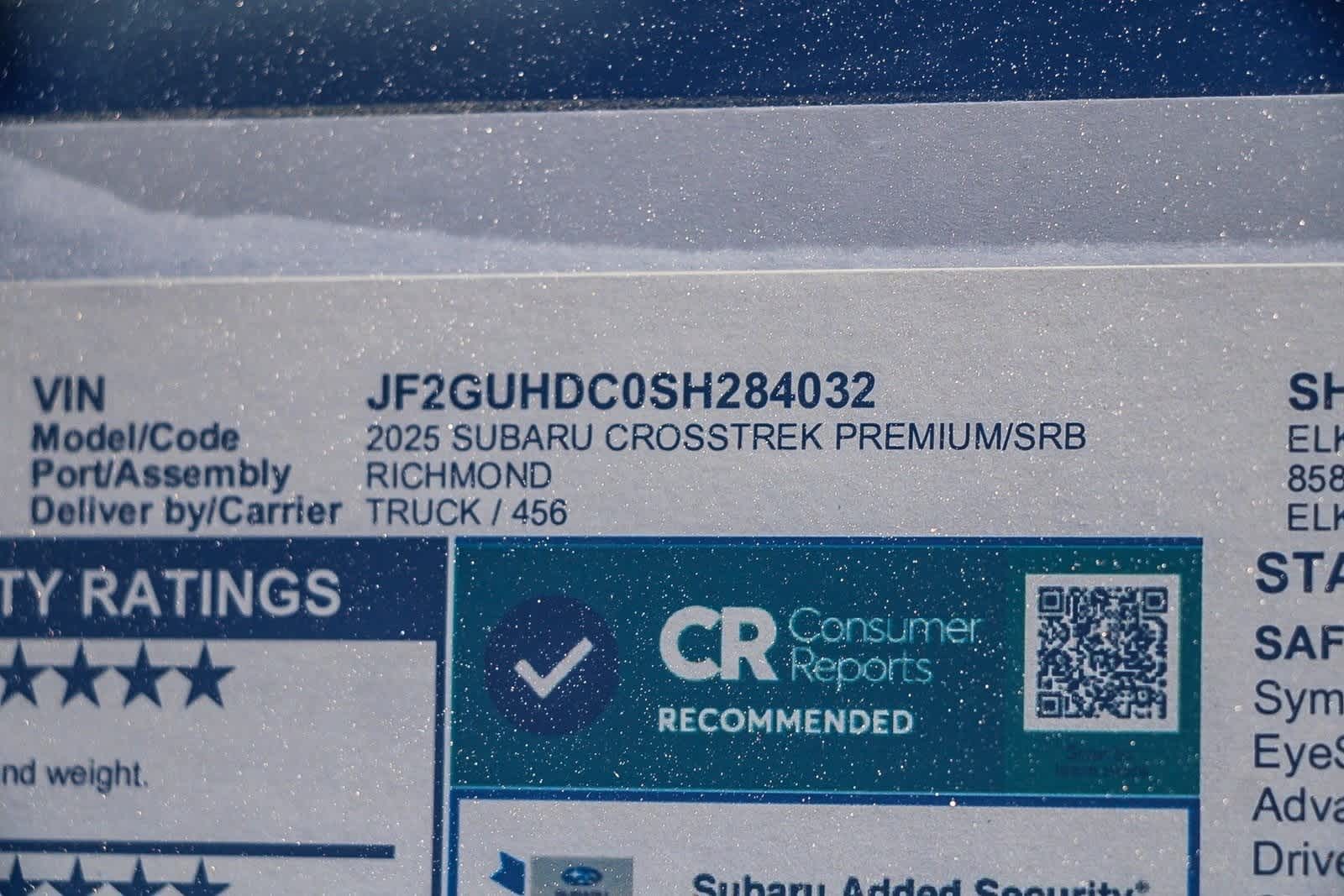 2025 Subaru Crosstrek Premium