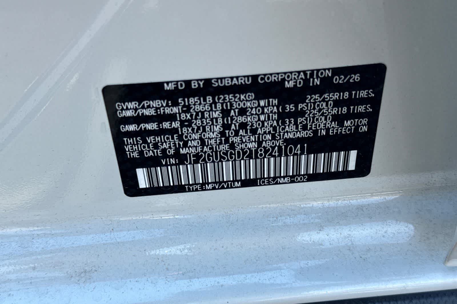 2026 Subaru Crosstrek Sport Hybrid