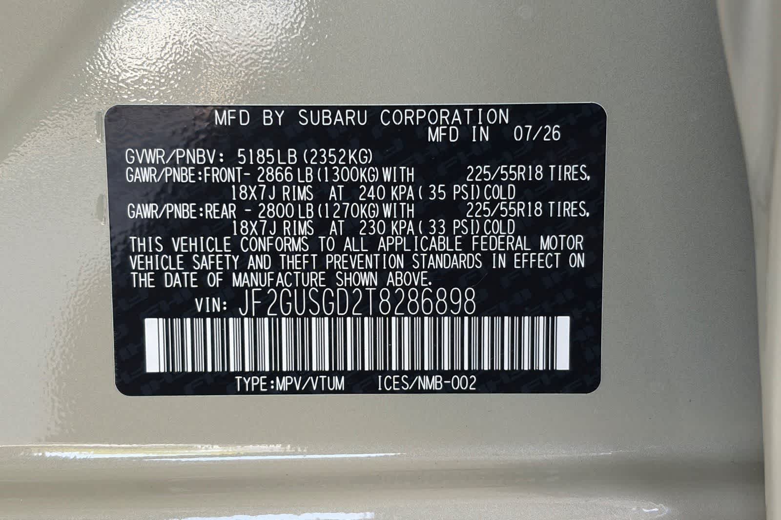 2026 Subaru Crosstrek Sport Hybrid