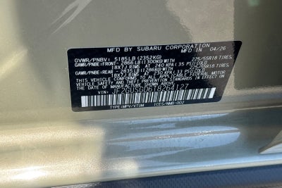 2026 Subaru Crosstrek Sport Hybrid
