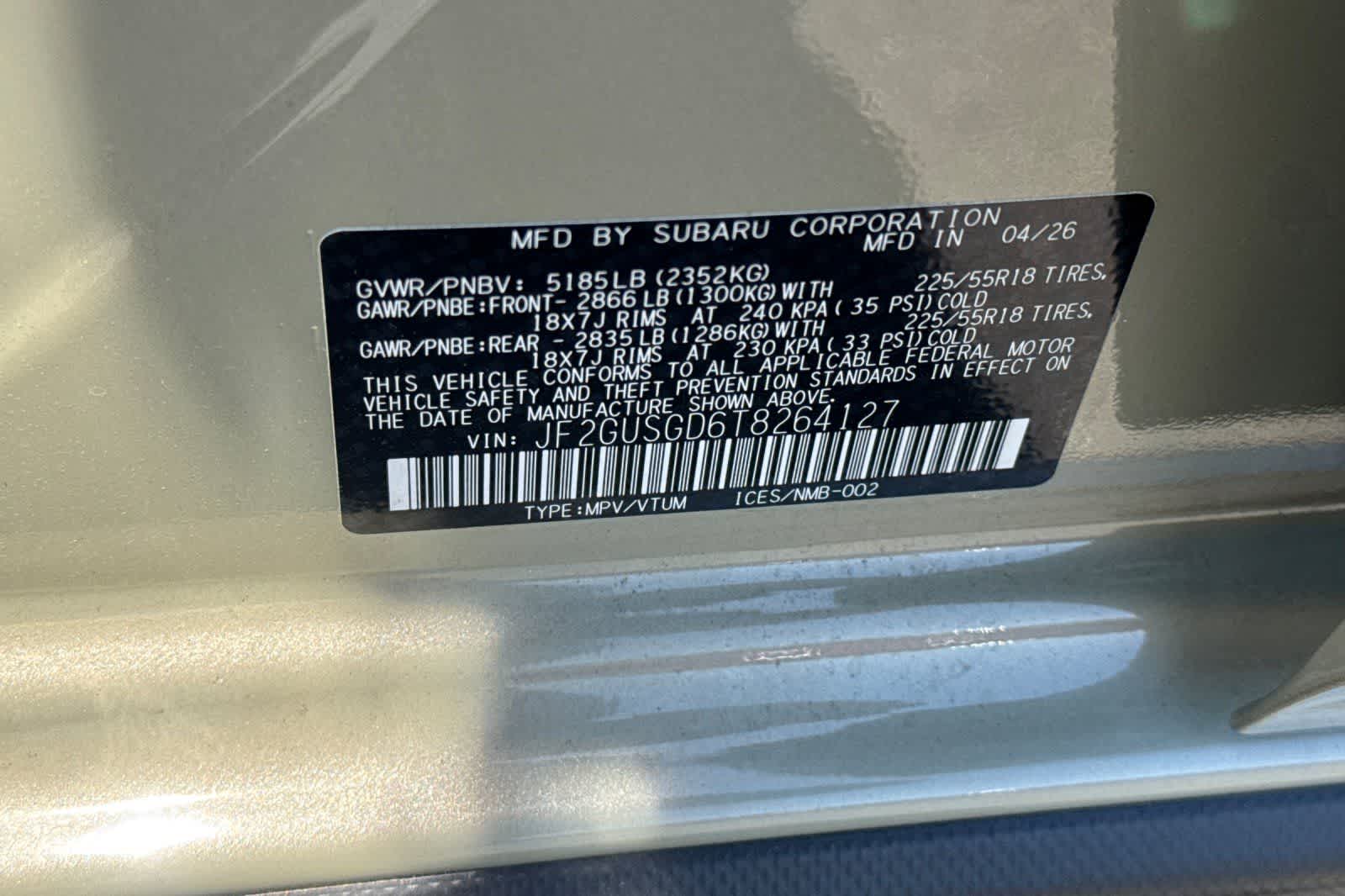 2026 Subaru Crosstrek Sport Hybrid