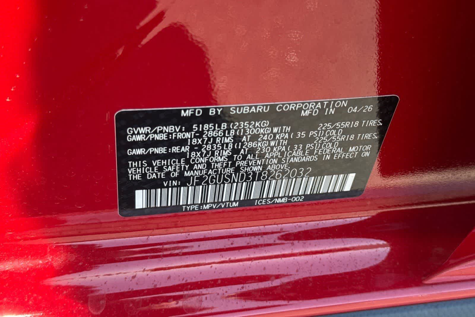 2026 Subaru Crosstrek Limited Hybrid