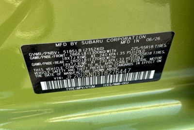 2026 Subaru Crosstrek Limited Hybrid