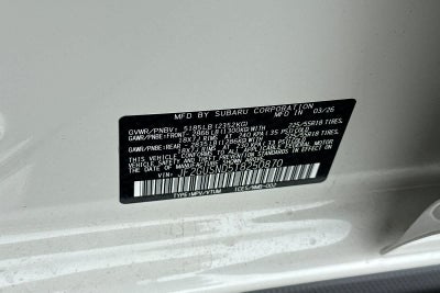 2026 Subaru Crosstrek Limited Hybrid