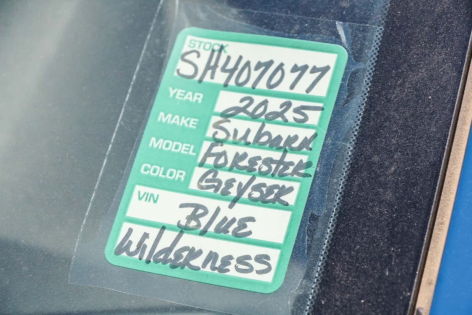 2025 Subaru Forester Wilderness