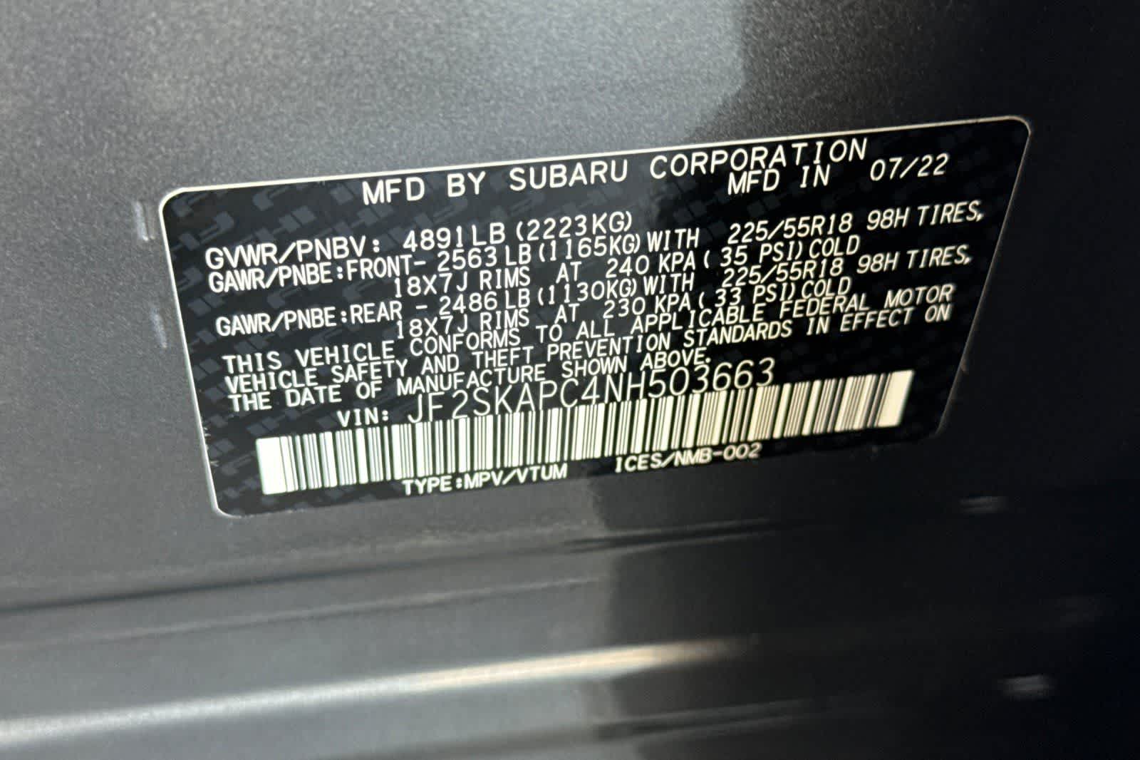 2022 Subaru Forester Limited