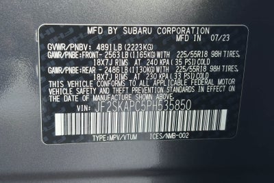 2023 Subaru Forester Limited