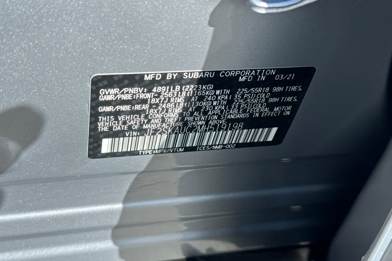 2021 Subaru Forester Limited