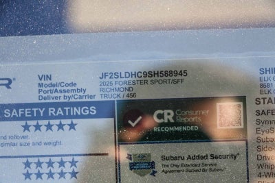 2025 Subaru Forester Sport