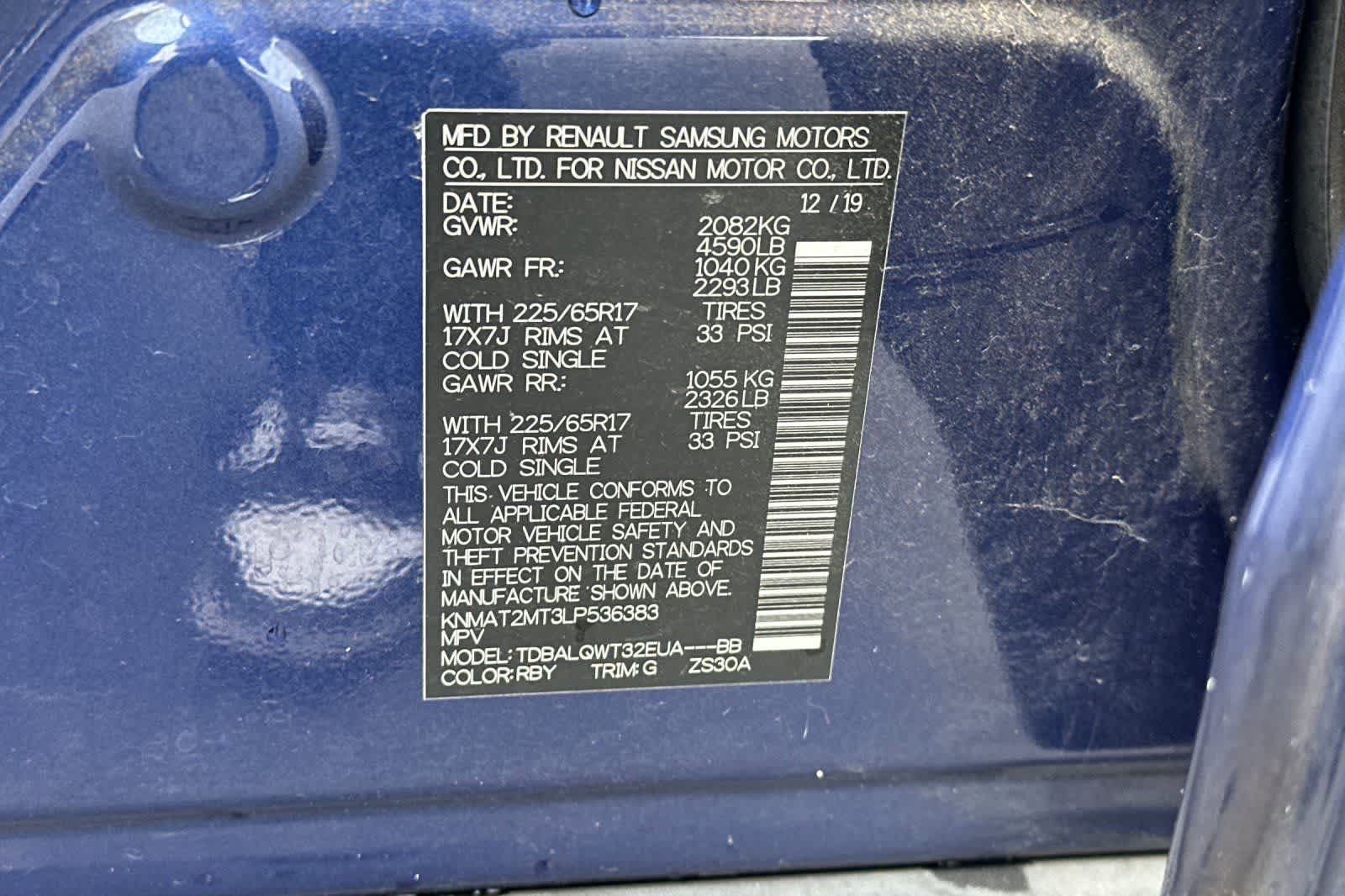 2020 Nissan Rogue SV