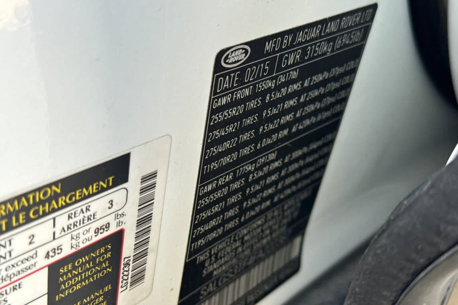 2015 Land Rover Range Rover Supercharged