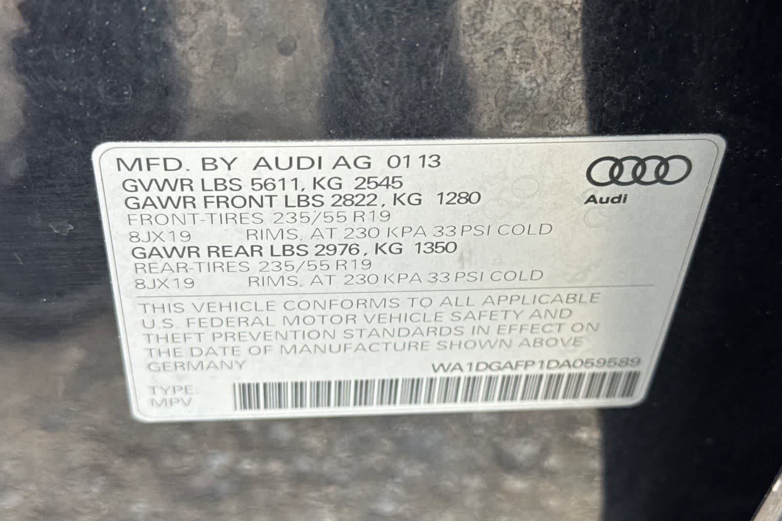 2013 Audi Q5 Premium Plus