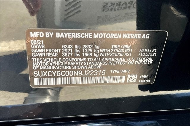 2022 BMW X6 xDrive40i