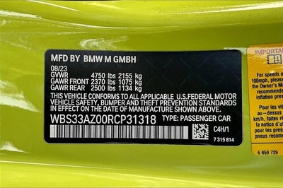 2024 BMW M4 Competition