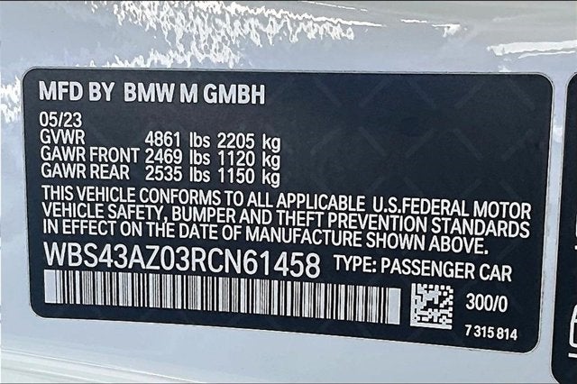 2024 BMW M4 Competition xDrive