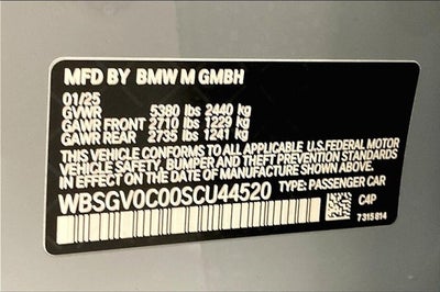 2025 BMW M8 Competition