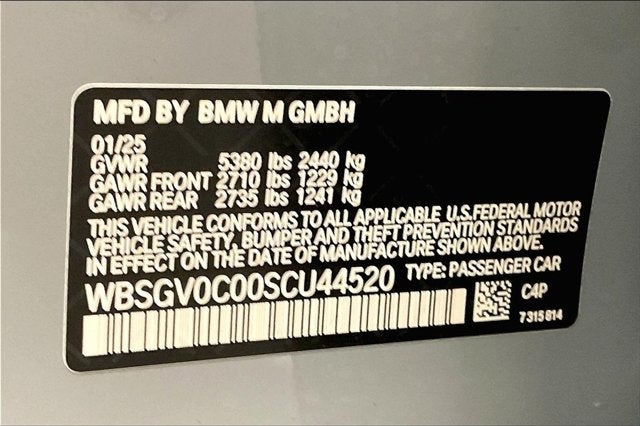 2025 BMW M8 Competition