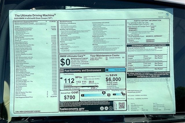 2025 BMW i4 eDrive40