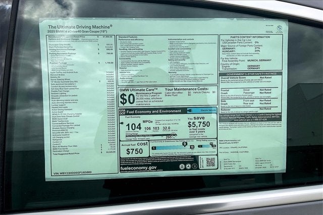2025 BMW i4 eDrive40